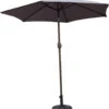 Pagoda Taupe Parasol With Crank 2.5m