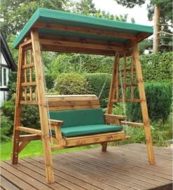 Dorset Two Seater Swing Green