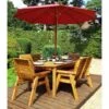 Charles Taylor 6 Seater Rectangular Table Set -Garners Garden Centre looo