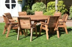 Eight Seater Circular Table Set