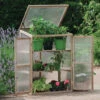 Westland Wooden Growhouse - Natural -Garners Garden Centre wooden growhouse natural grow it 08896 2